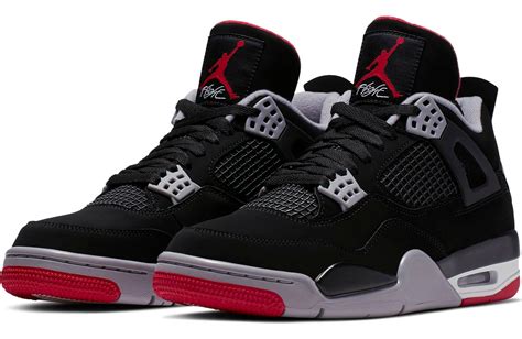 jordan 4 black fire red.